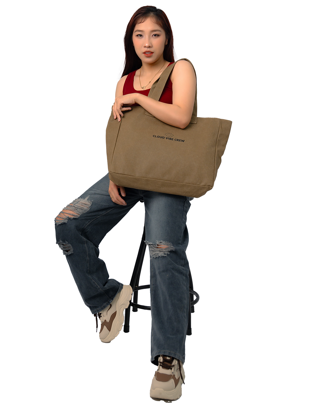 Laptop Tote (Walnut)