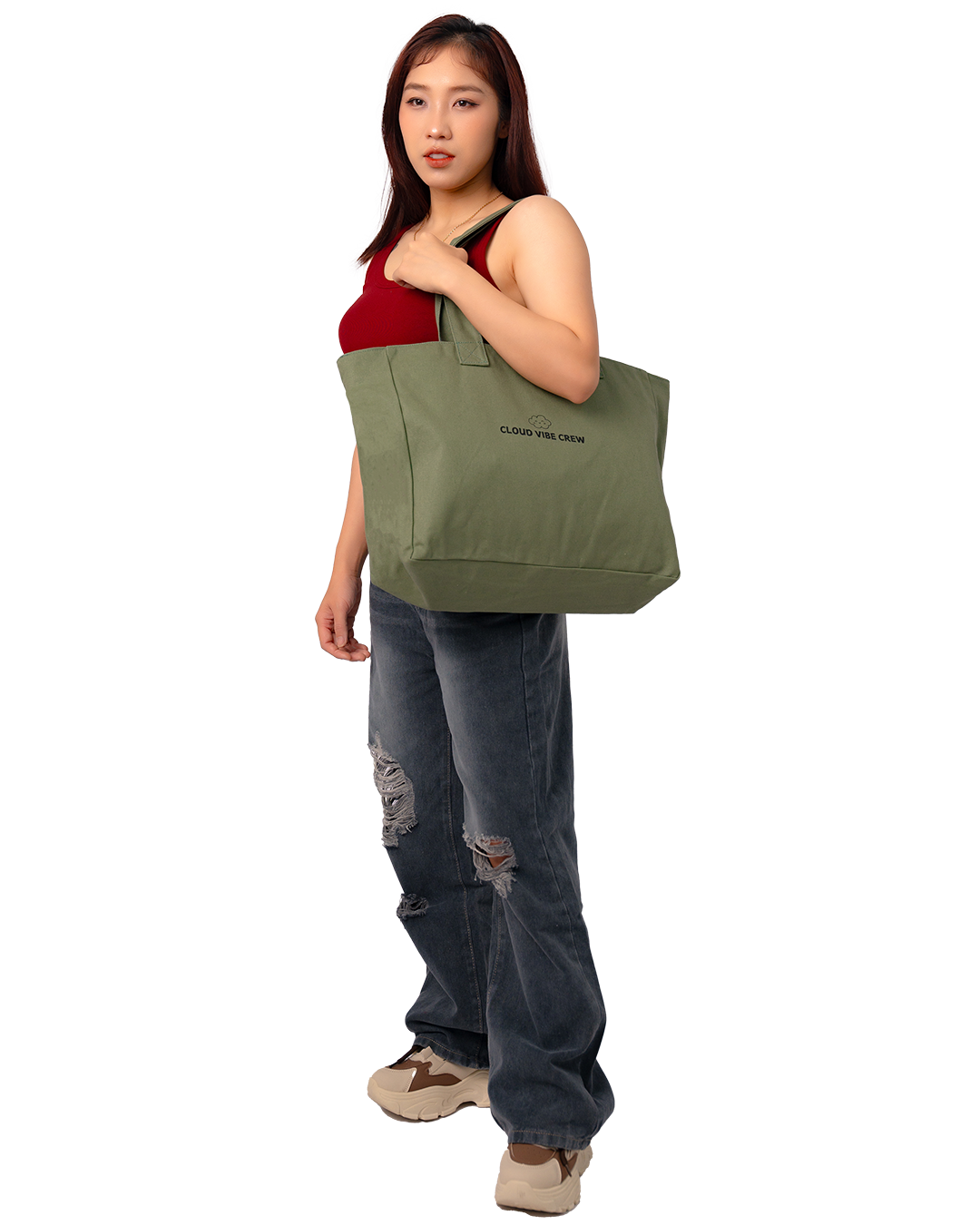 Laptop Tote (Forest)